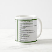 Mug Commandes Unix Basic (Devant droit)