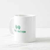 Mug Commas Matter | Drôle cadeau de l'enseignant angla (Devant gauche)