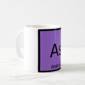 Mug Comme - Animaux Chimie Tableau Périodique Élément (Devant gauche)