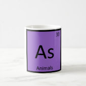 Mug Comme - Animaux Chimie Tableau Périodique Élément (Centre)
