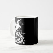 Mug Comme Ci-Dessus Ainsi Sous Pentacle Triple Moon Pe (Devant gauche)