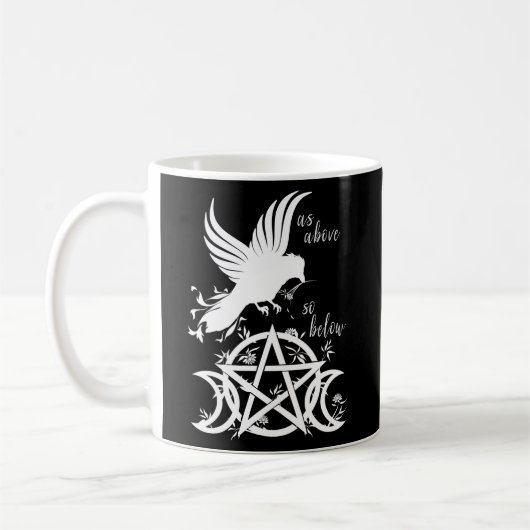 Mug Comme Ci-Dessus Ainsi Sous Pentacle Triple Moon Pe (Gauche)