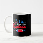 Mug Comme comment elle explose Fireworks Funny Couple  (Gauche)