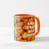 Mug Comme des petits pois et des carottes (Devant droit)