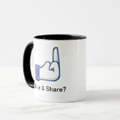 Mug Comme et part ? (Devant gauche)