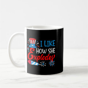 Mug Comme il fait éclater des feux d'artifice Drôle 4