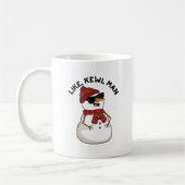 Mug Comme Kewl Man Drôle Cool Snowman Pun (Gauche)