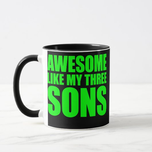 Mug Comme la fête des mères de My Three Sons et (Gauche)