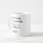 Mug Comme le père comme la fille bosse (Devant gauche)