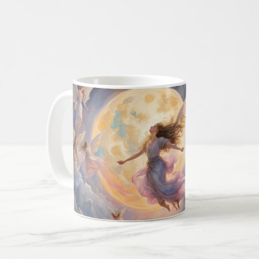 Mug Comme Les Anges Se Réunissent (Devant gauche)