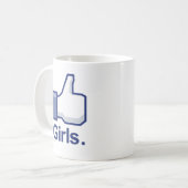 Mug Comme les filles (Devant gauche)