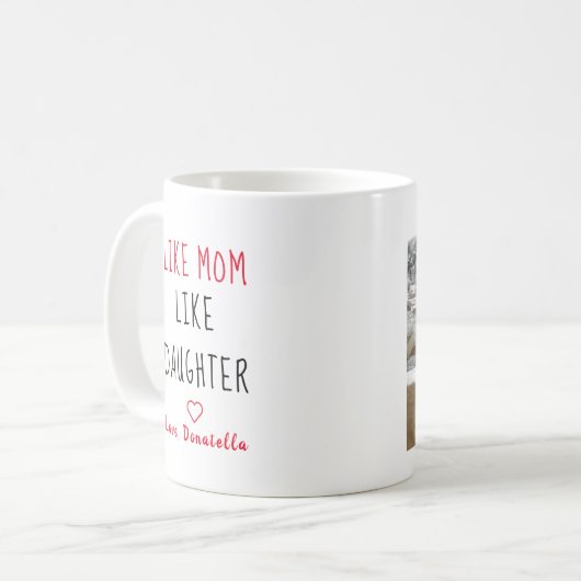 Mug Comme Maman Comme La Fille Aime La Mère (Devant gauche)