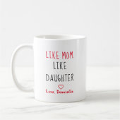 Mug Comme Maman Comme La Fille Aime La Mère (Gauche)