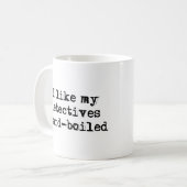 Mug comme mes détectives bouillis (Devant gauche)