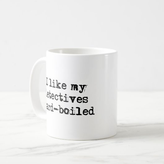 Mug comme mes détectives bouillis (Devant gauche)