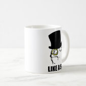Mug Comme monsieur Monocle Rage Face Meme (Devant droit)