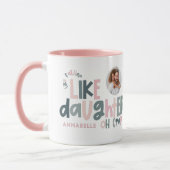 Mug Comme père comme fille drôle photo (Gauche)