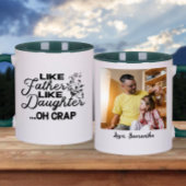 Mug Comme Père Comme Fille Oh Crap | Photo