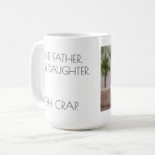 Mug COMME PÈRE. COMME LA FILLE Personnalisé (Devant gauche)