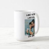 Mug Comme Père Comme Son Photo (Devant droit)