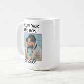 Mug Comme Père Comme Son Photo (Devant gauche)