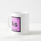 Mug Comme - Symbole de chimie de philosophie (Devant gauche)