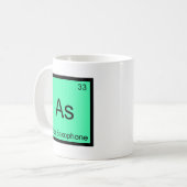 Mug Comme - Symbole drôle d'élément de chimie de (Devant gauche)