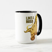 Mug Comme un mème de Dinosaure| Grunge (Devant droit)