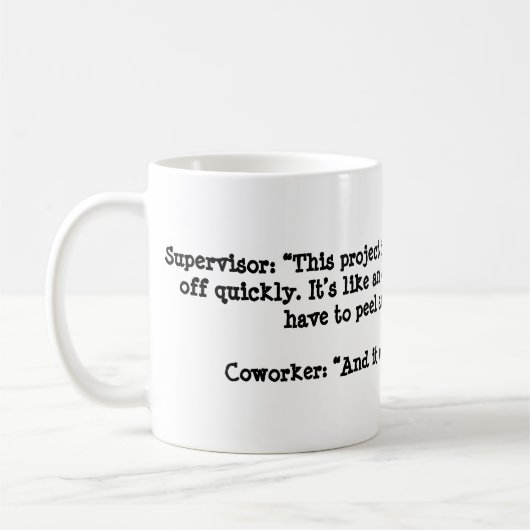 Mug Comme un oignon (Gauche)