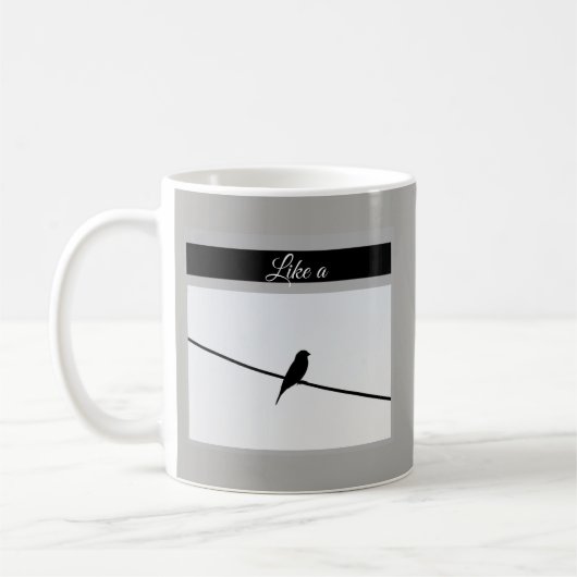 Mug Comme un oiseau sur un fil - Leonard Cohen (Gauche)