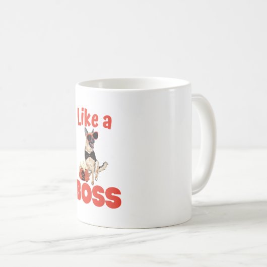 Mug Comme Un Patron Allemand Boss (Devant droit)