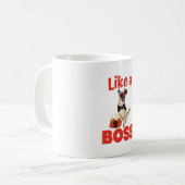 Mug Comme un patron Berger allemand (Devant gauche)
