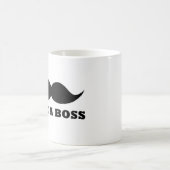 Mug COMME UN PATRON, conception de moustache (Centre)