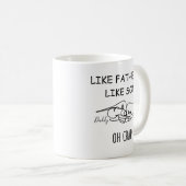 Mug Comme un père comme un fils (Devant droit)