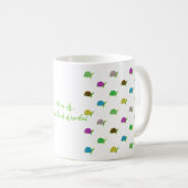 Mug Comme un troupeau de tortues (Devant droit)