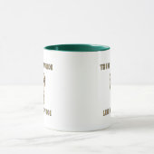 Mug Comme une citation de raquettes amusante (Centre)