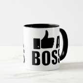 Mug Comme Une Musique De Patron (Devant droit)