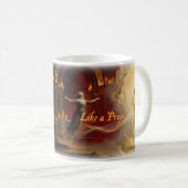 Mug Comme une prière — De l'obscurité à la lumière div (Devant droit)