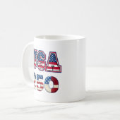 Mug Commémoration de l'Amérique 1776–2026 (Devant gauche)
