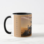 Mug Commémoration du lancement de la curiosité Mars (Gauche)