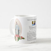 Mug Commémoration funéraire catholique de Marie (Devant gauche)