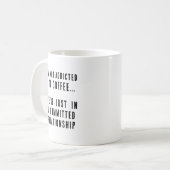 Mug Commencé à la drôle de café (Devant gauche)