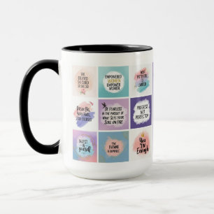 Mug Commencer fort, rester positif - Motivation quotid