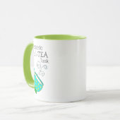 Mug Commencer la journée Mul Tea Tasking Fun Tea Puns  (Devant gauche)