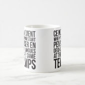 Mug Commencer Penser En Deux Langues Au Même Temps (Centre)