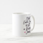 Mug Commencez chaque journée par un coeur gracieux (Devant droit)