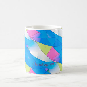 Mug Commencez la journée du bon pied avec un motif joy