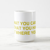 Mug Commencez Là Où Vous Êtes (Centre)
