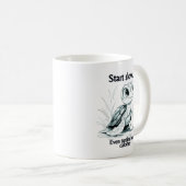 Mug Commencez petit...encouragement (Devant droit)