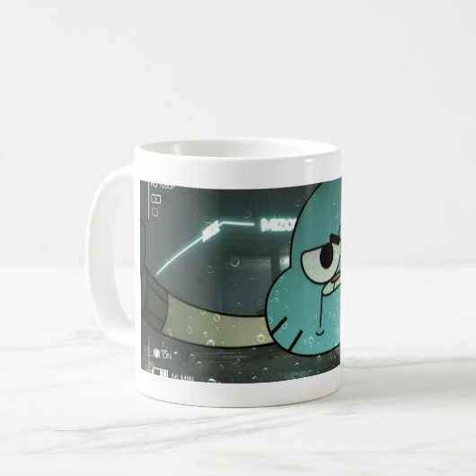 Mug "Commencez votre journée à droite - Sirotez en sty (Devant gauche)